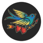 Bird Arrow and Hearts stickers