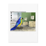 Bird Bathroom Fixtures Funny Gifts & Tees Postcard