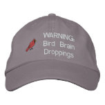Bird Brain Embroidered Hat embroidered hats