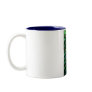 Bird Brain Mug size, Peacock framed head