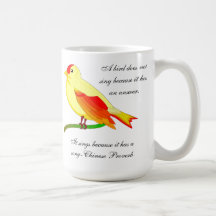 Bird/Chinese Proverb Mug