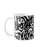 "Bird Creature" Abstract Art mugs