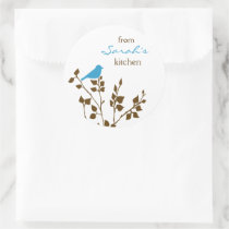 Bird Custom Name Stickers