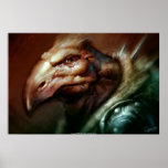 Bird face posters