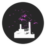 Bird Factory T-shirt / Earth Day T-shirt Round Stickers