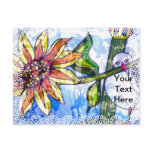 Bird, Flower and Lace Post Card