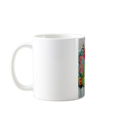 Bird House Cottage Garden Coffee Mugs by patsarts