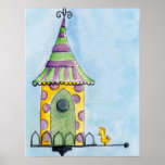 bird house wall art posters