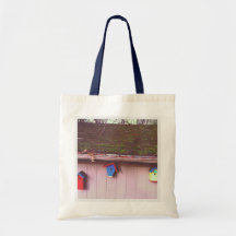 Bird Houses Tote Tote Bags