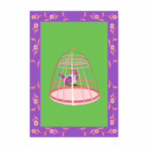 bird in a cage
