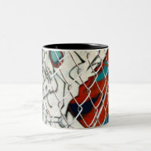 Bird In Cage. Coffee Mug