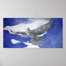 bird in flight poster