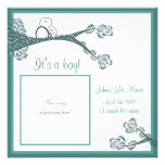 Bird in Tree Baby Announcement