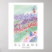bird lady poster