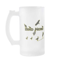Bird Nerd Silhouette Coffee Mug