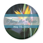 Bird of Paradise 10 Save the Date Wedding Refrigerator Magnets