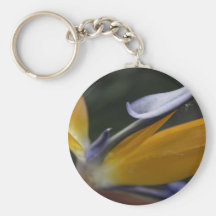 Bird of Paradise Flower Key Chain