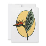 Bird of Paradise Custom Invitation