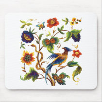Bird of Paradise Jacobean Embroidery