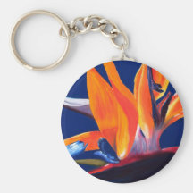 Bird of Paradise Key Chain