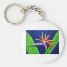 Bird of Paradise Keychain