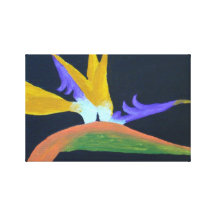Bird Of Paradise Wrapped Canvas Stretched Canvas Prints