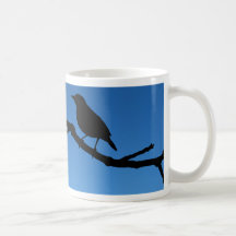 Bird on a Branch Coffee Mugs