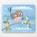 Bird on a Branch Mousepad