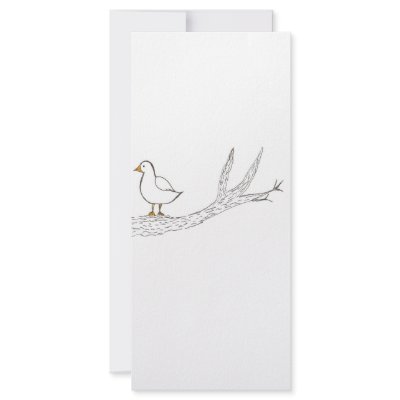 Bird on a Limb Personalized Rack Card by loudesigns