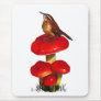 Bird On A Toadstool: Original Pastel Art Mouse Pads