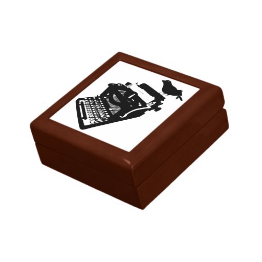 Bird on a Typewriter Gift Box