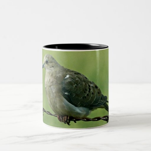 "Bird on a Wire" Dove Coffee Mugs