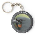 Bird - ORANGE-WATTLED CROW Key Chains