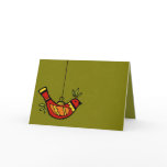 Bird Ornament Greeting Card