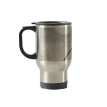 Bird perched on a branch of a blossoming tree Ukiy Coffee Mugs