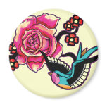 Bird & Rose Magnet