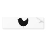 Bird Silhouette Design! bumper stickers