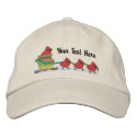 Bird Sleigh embroidered hats
