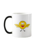 Bird  Smiley Face Mugs