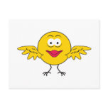 Bird  Smiley Face postcards