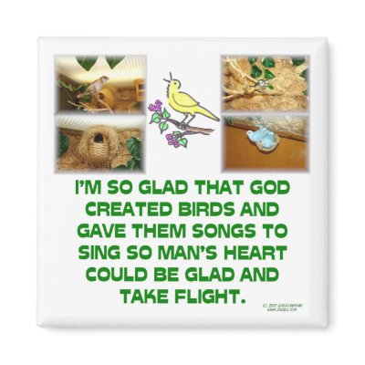 BIRD SONGS MAGNET by skywatcher