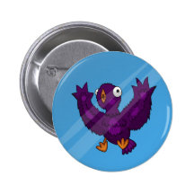 Bird Splatter Button