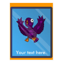 Bird Splatter postcard