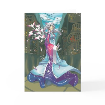 bird street card by pandapad