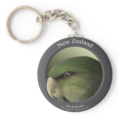 Bird - THE KAKAPO Key Chain by Skiforek