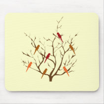 Bird Tree Mouse Pad