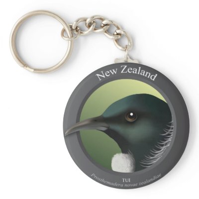 Bird - Tui Keychains by Skiforek