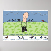 Bird Watcher Poster
