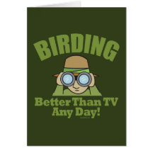 Bird Watching, Birding Greeting Cards