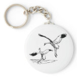 Bird / Whooping Crane keychains